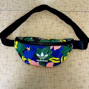 Womens adidas HER studio London waist bag / fanny pack bum bag  multi coloured